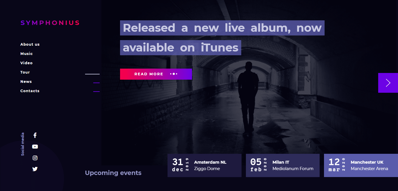 symphonius-music-studio-website-template