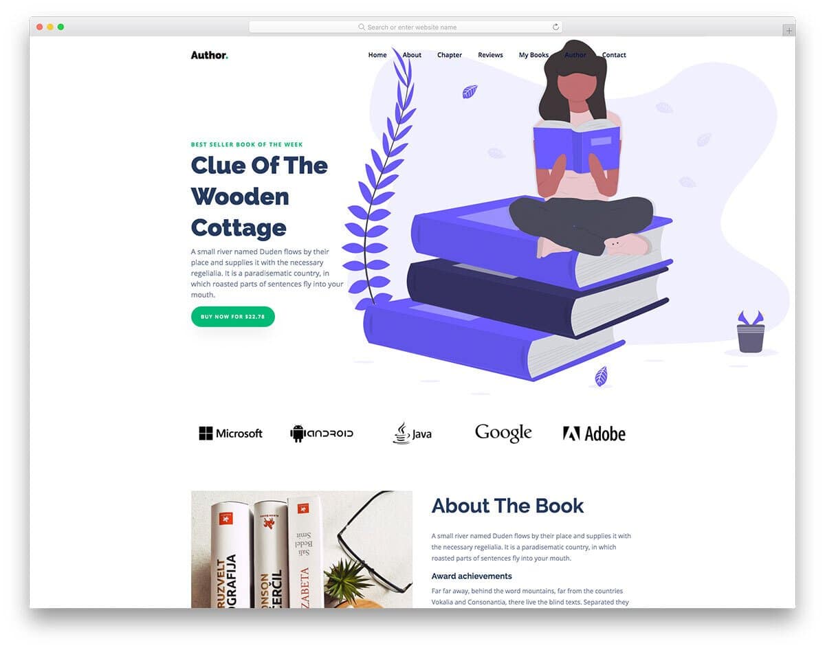 22 Best Books Website Templates For Bookstores Publishers