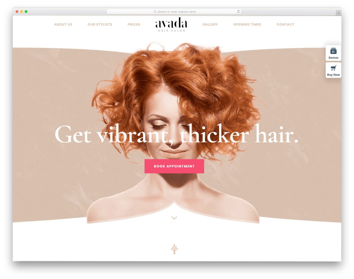 19 Hair Salon Websites Templates To Deliver Seamless Online Booking ...