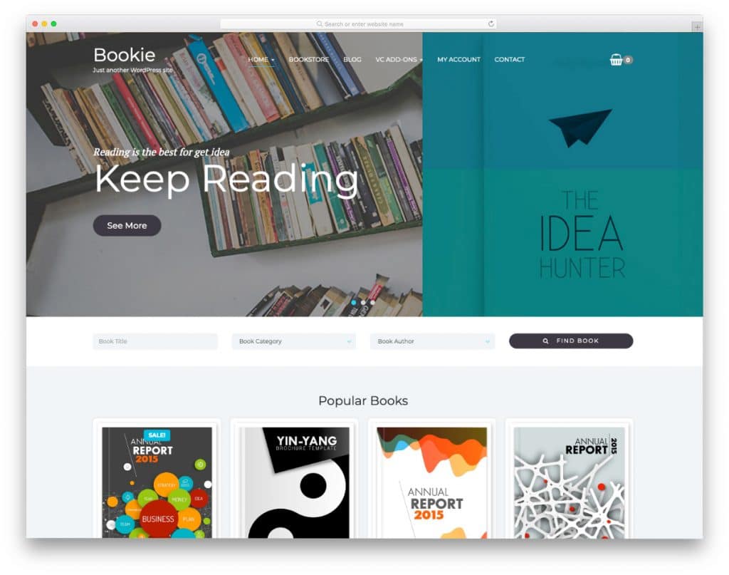 22 Best Books Website Templates For Bookstores & Publishers