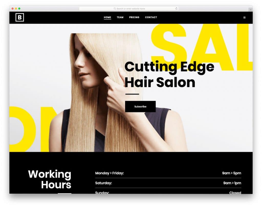 19 Hair Salon sites Templates To Deliver Seamless Online Booking