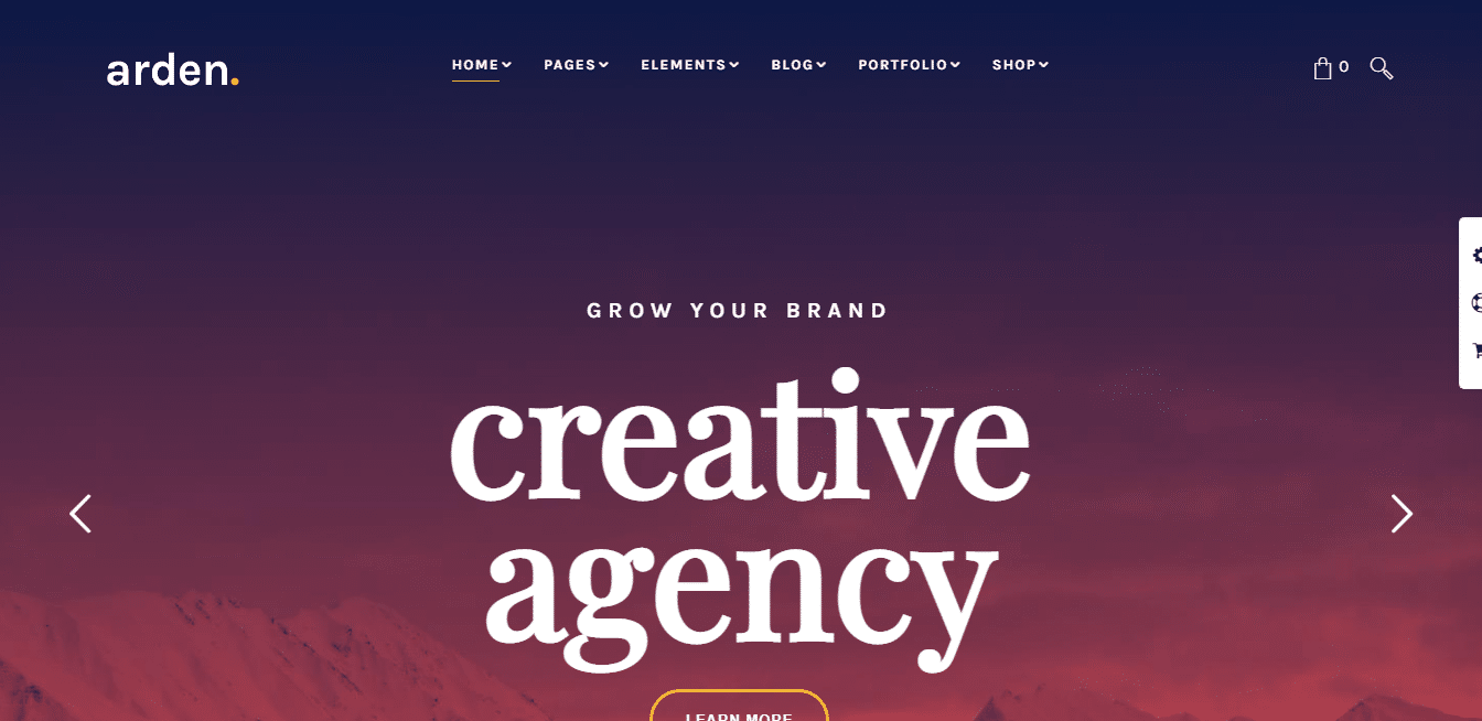 arden-creative-multipurpose-website-template