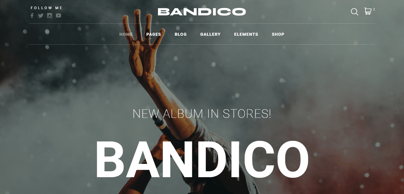 bandico-music-website-template