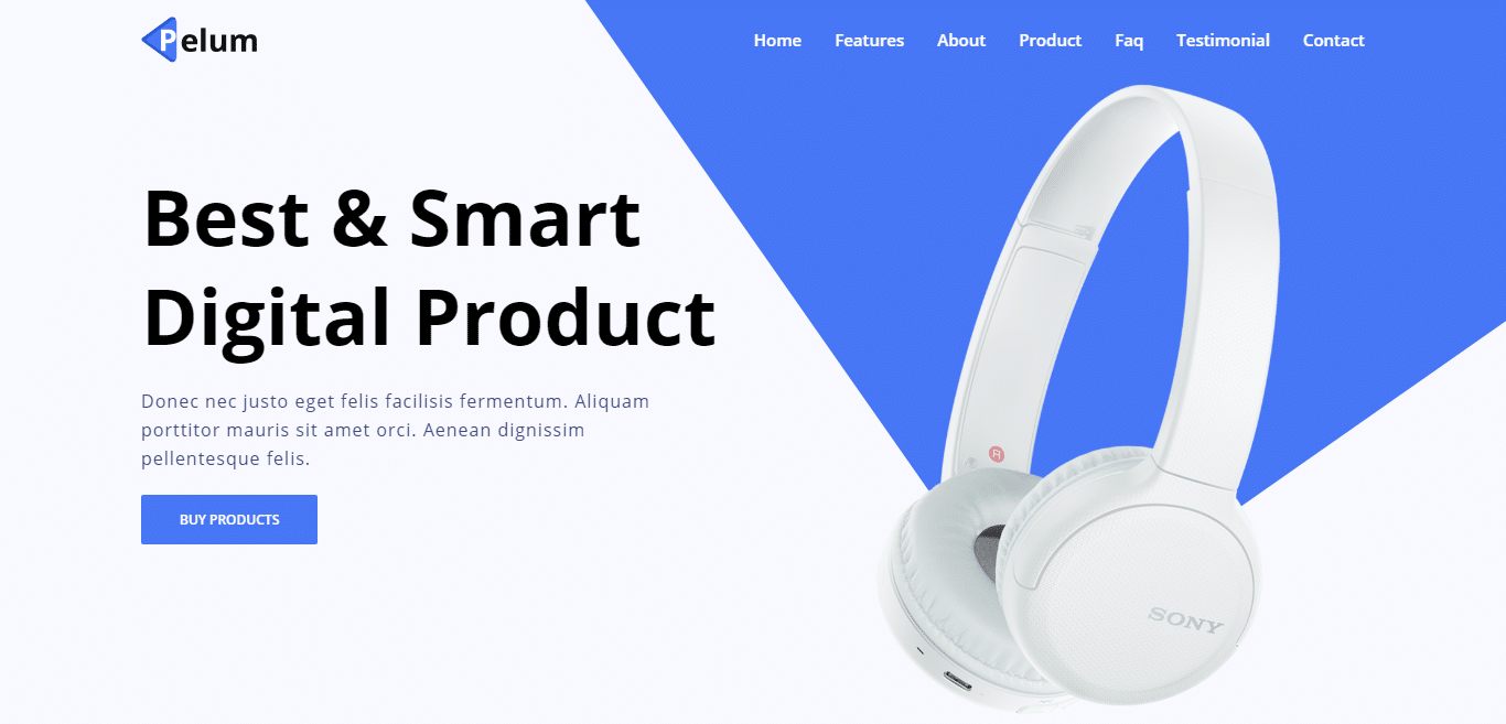 pelum-product-landing-page-website-template