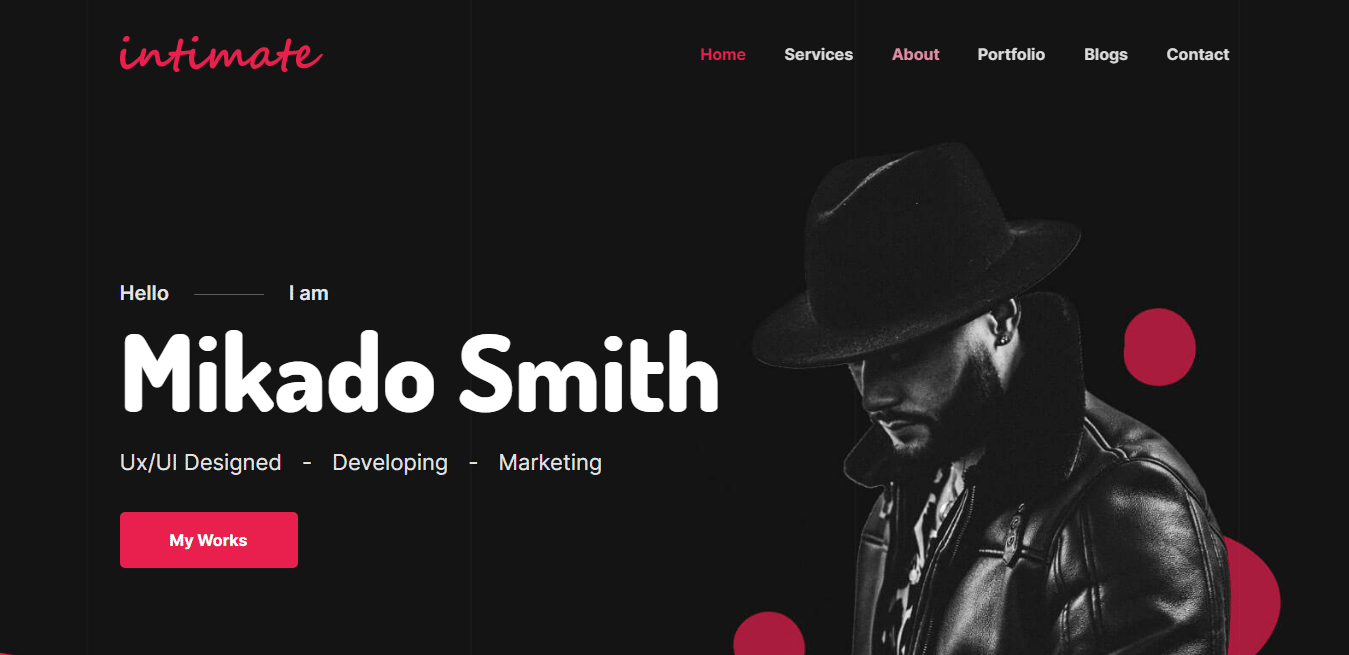 intimate-simple-website-template