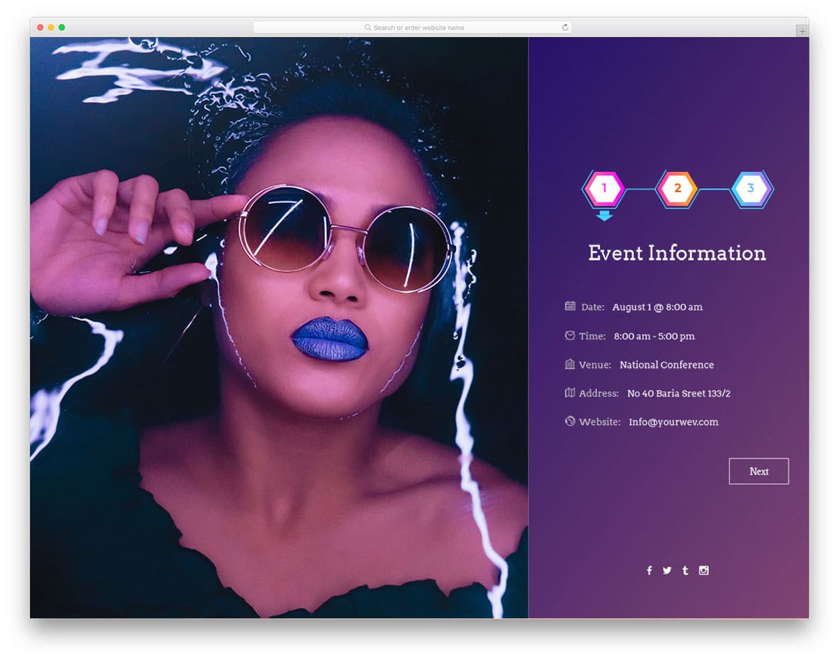 responsive breadcrumbs CSS design from Colorlib