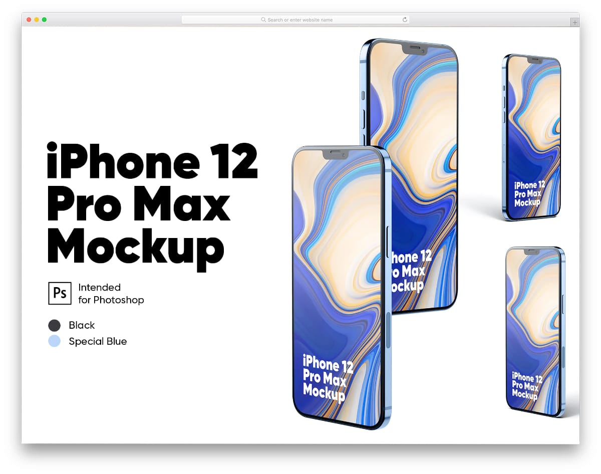 high-resolution iPhone 12 pro max mockups
