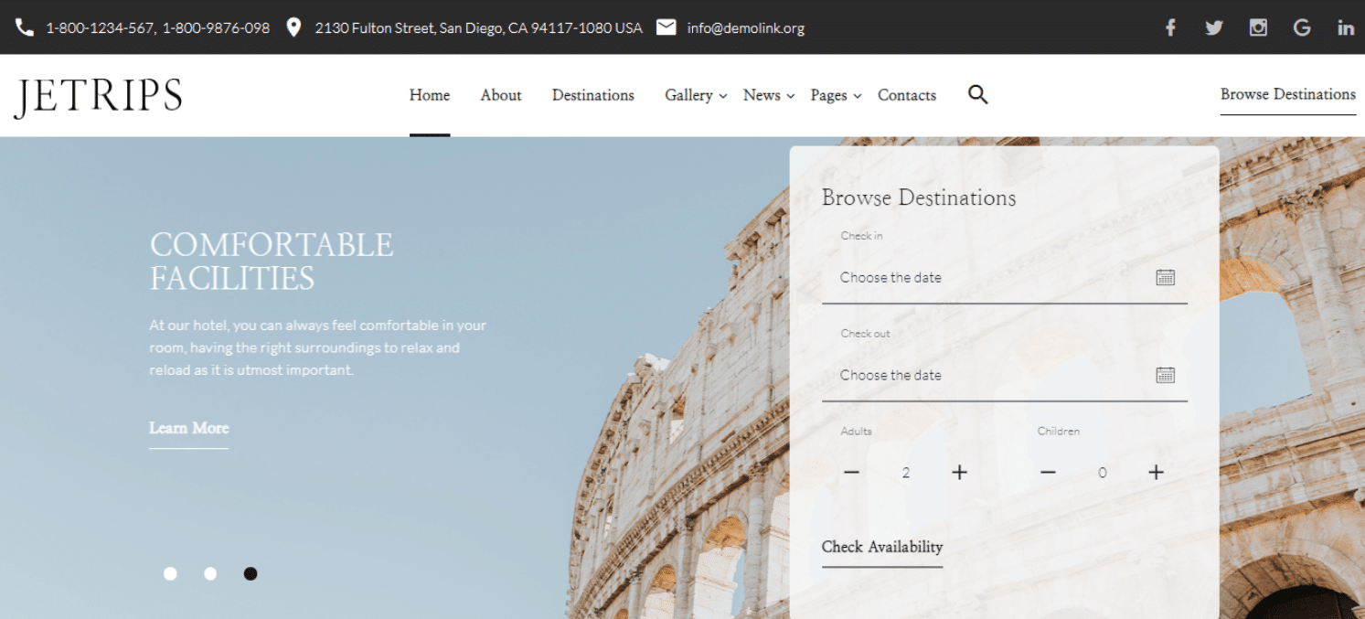 jetrips-hotel-website-template
