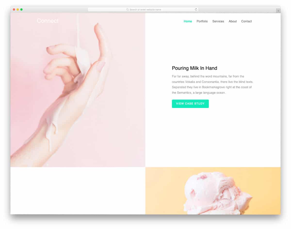 free photography template for bloggers