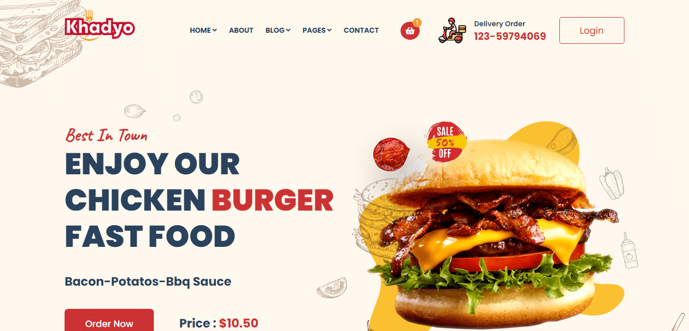 khadyo-food-blog-website-template