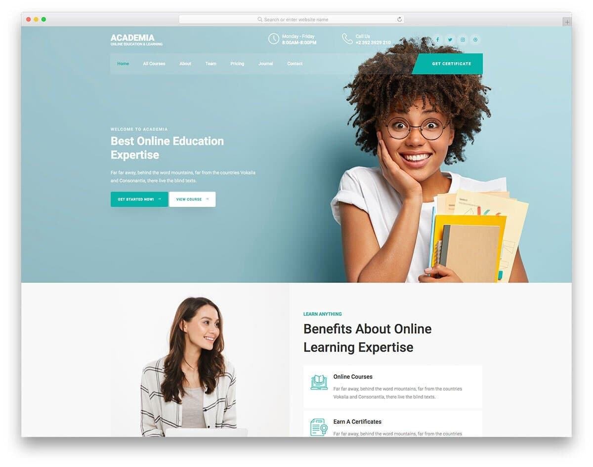bootstrap 5 education website template