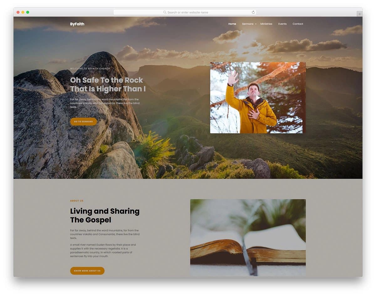 bootstrap 5 church website template