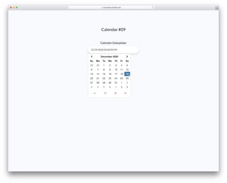40 Best HTML Calendar Designs 2025 - uiCookies