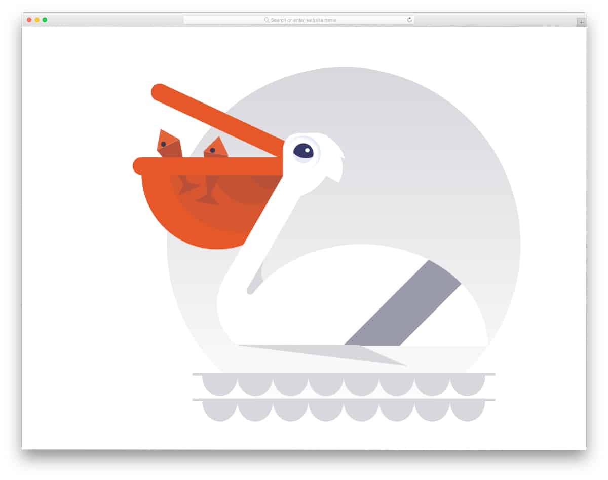 simple pelican CSS animation example