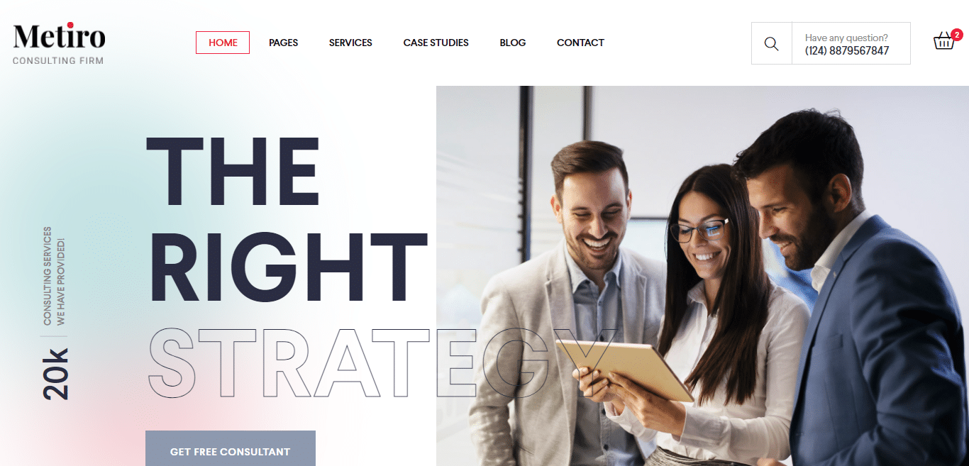 metiro-consulting-website-template