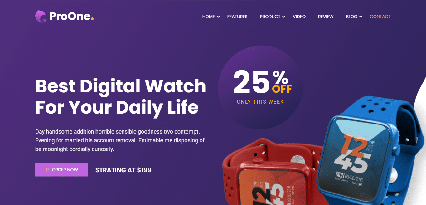 proone-landing-page-website-template