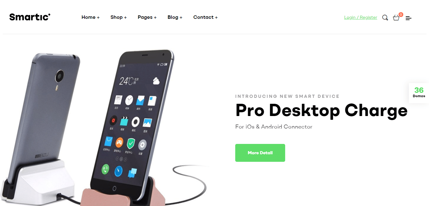 smartic-landing-page-website-template