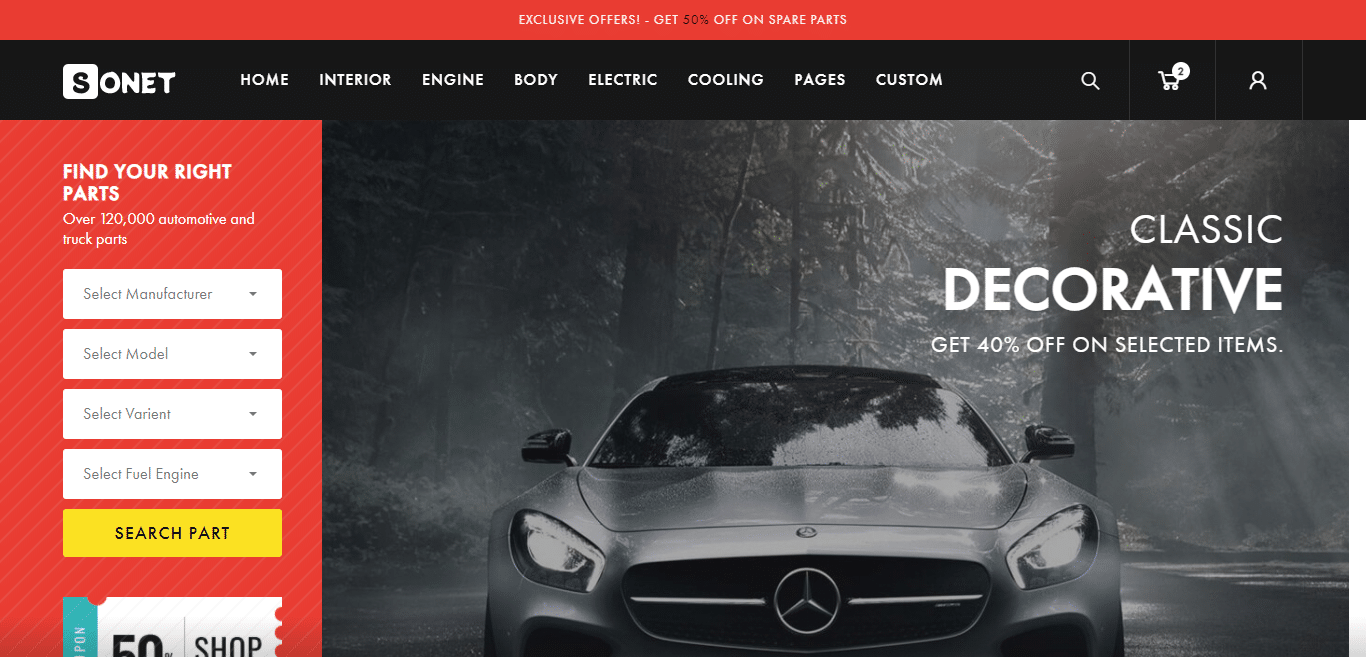 sonet-automotive-website-template