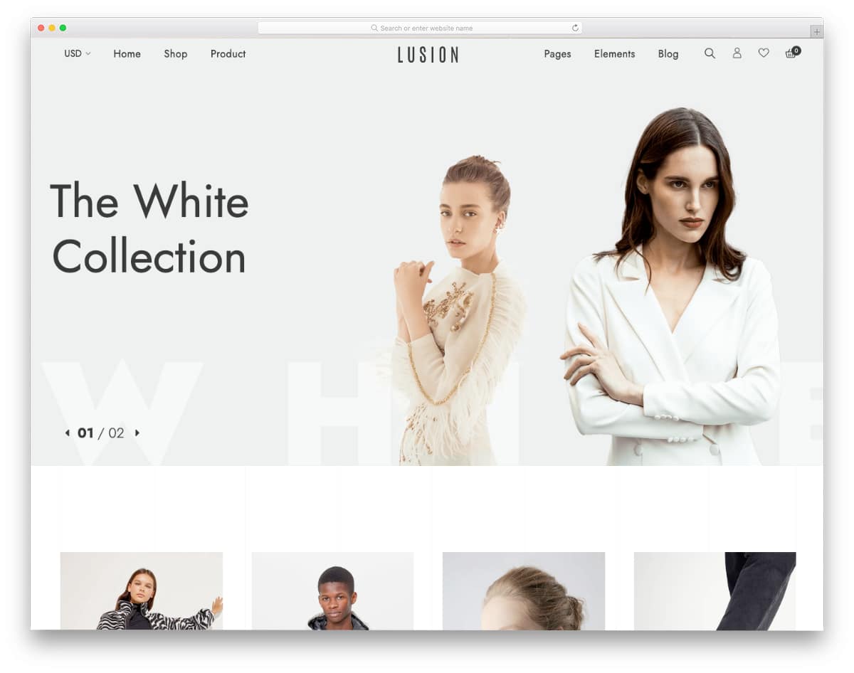 mobile-first minimal shopify theme