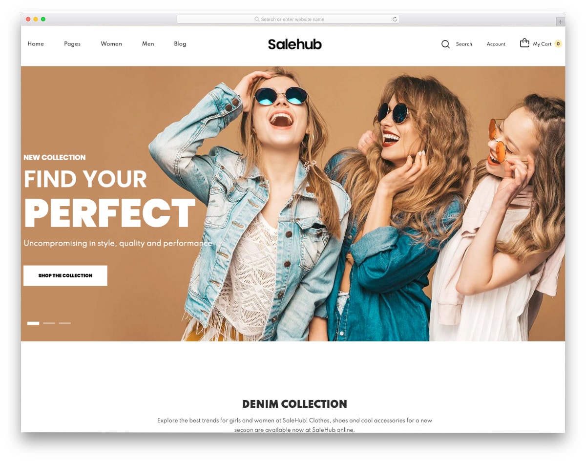 fashion store Minimal shopify theme