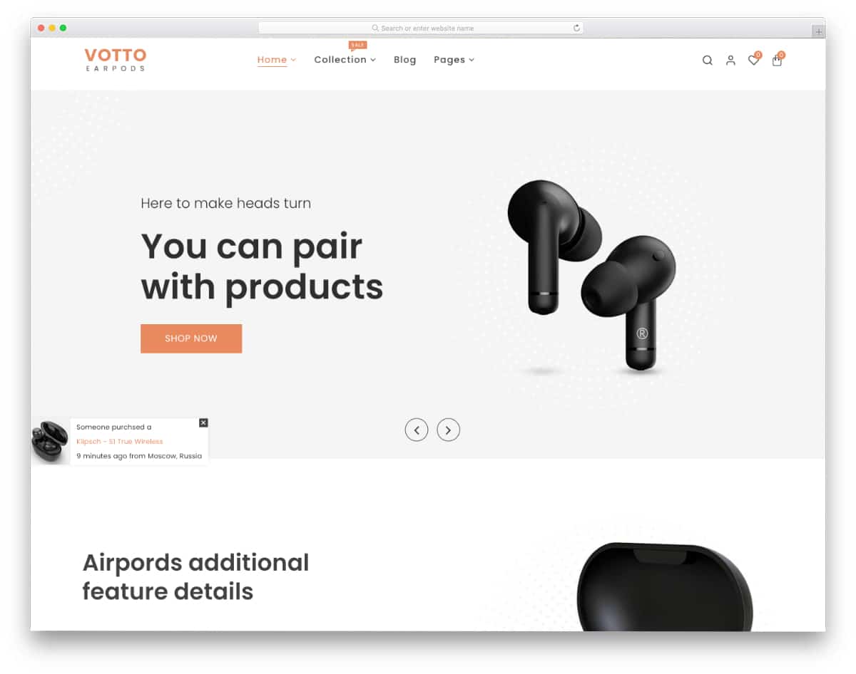 Simple Shopify Theme for single products