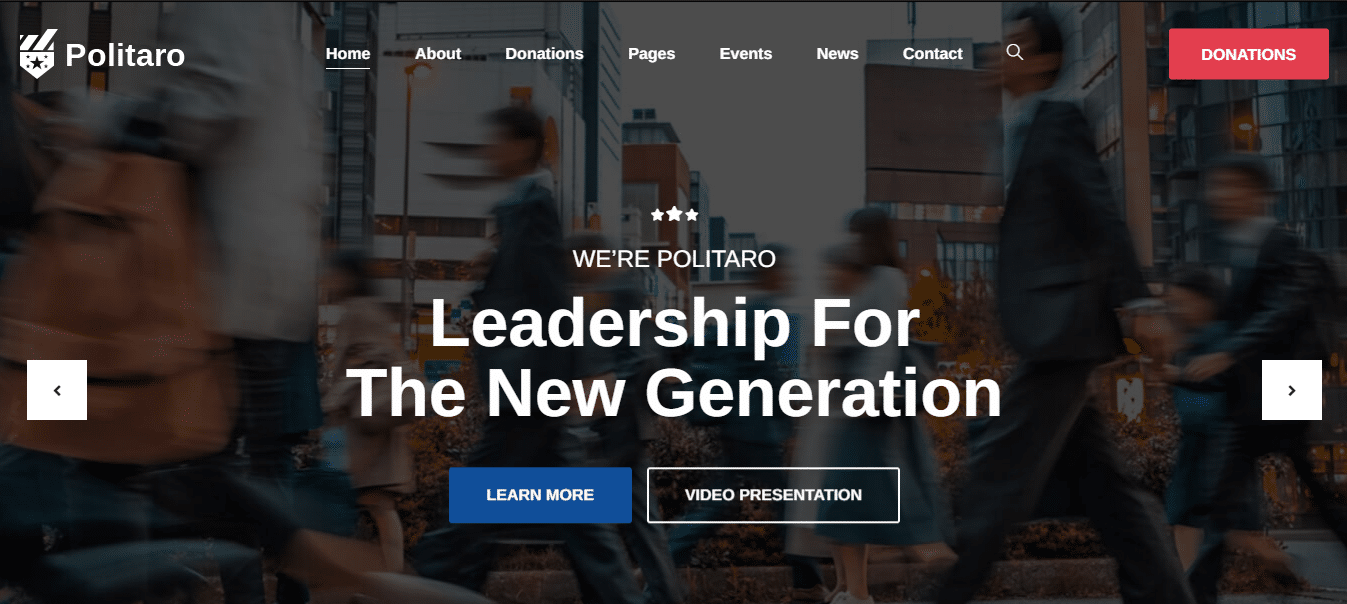 politaro-political-website-template
