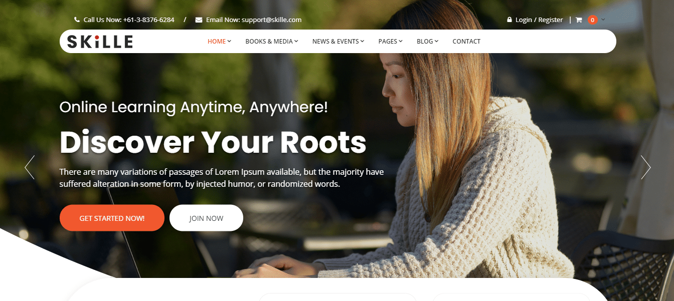 skille-education-website-template