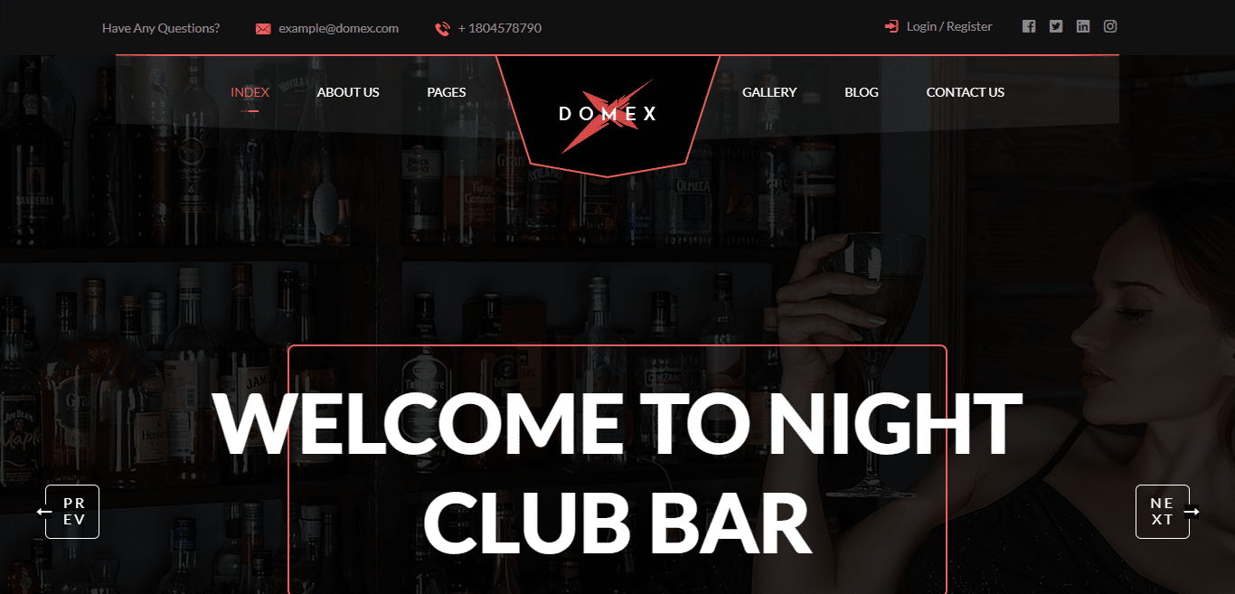 domex-music-website-template