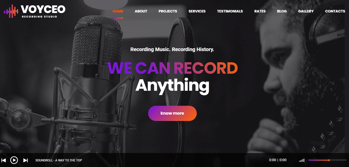 voyceo-music-website-template