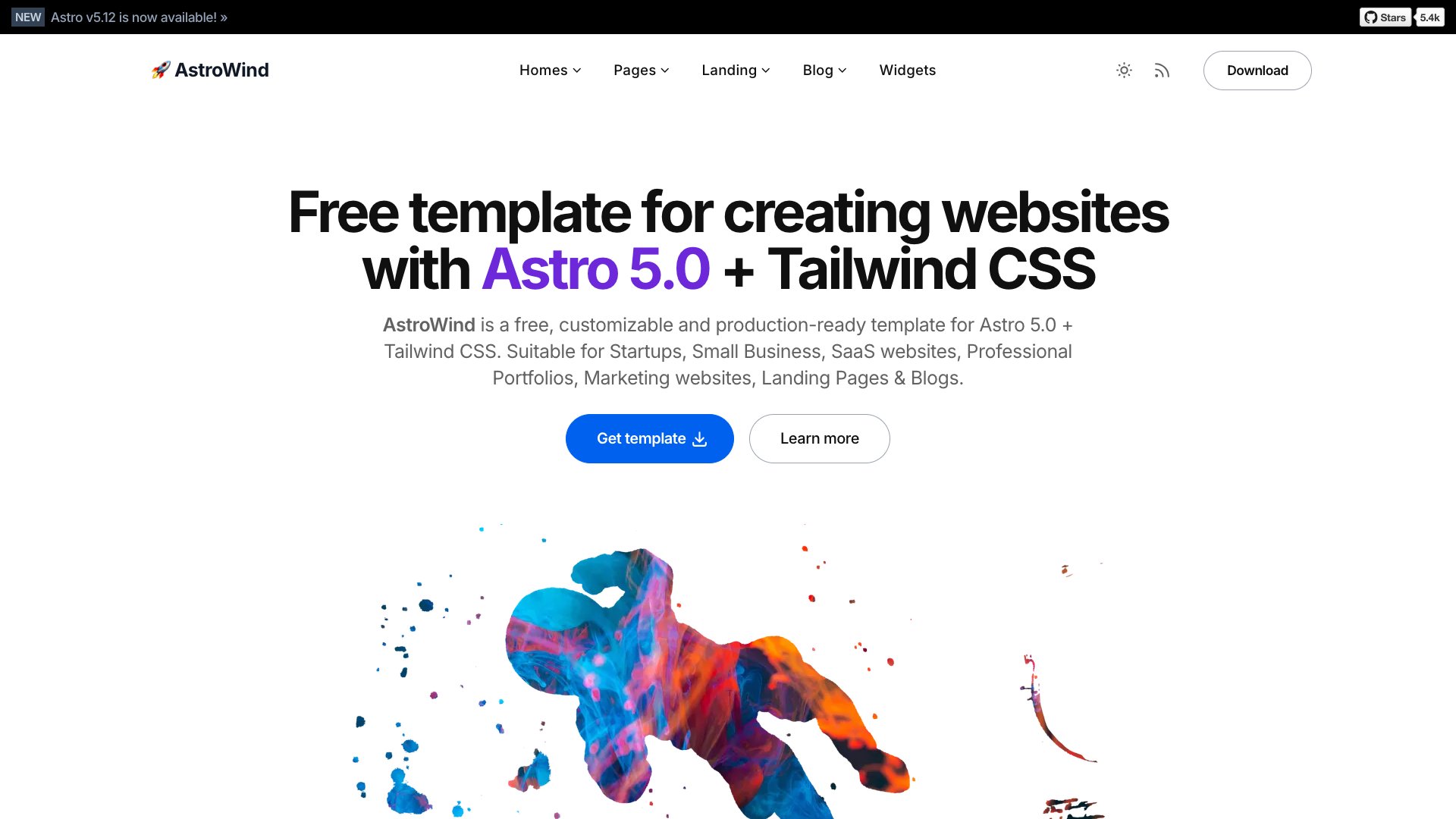 AstroWind - Free Astro Multi-purpose Template