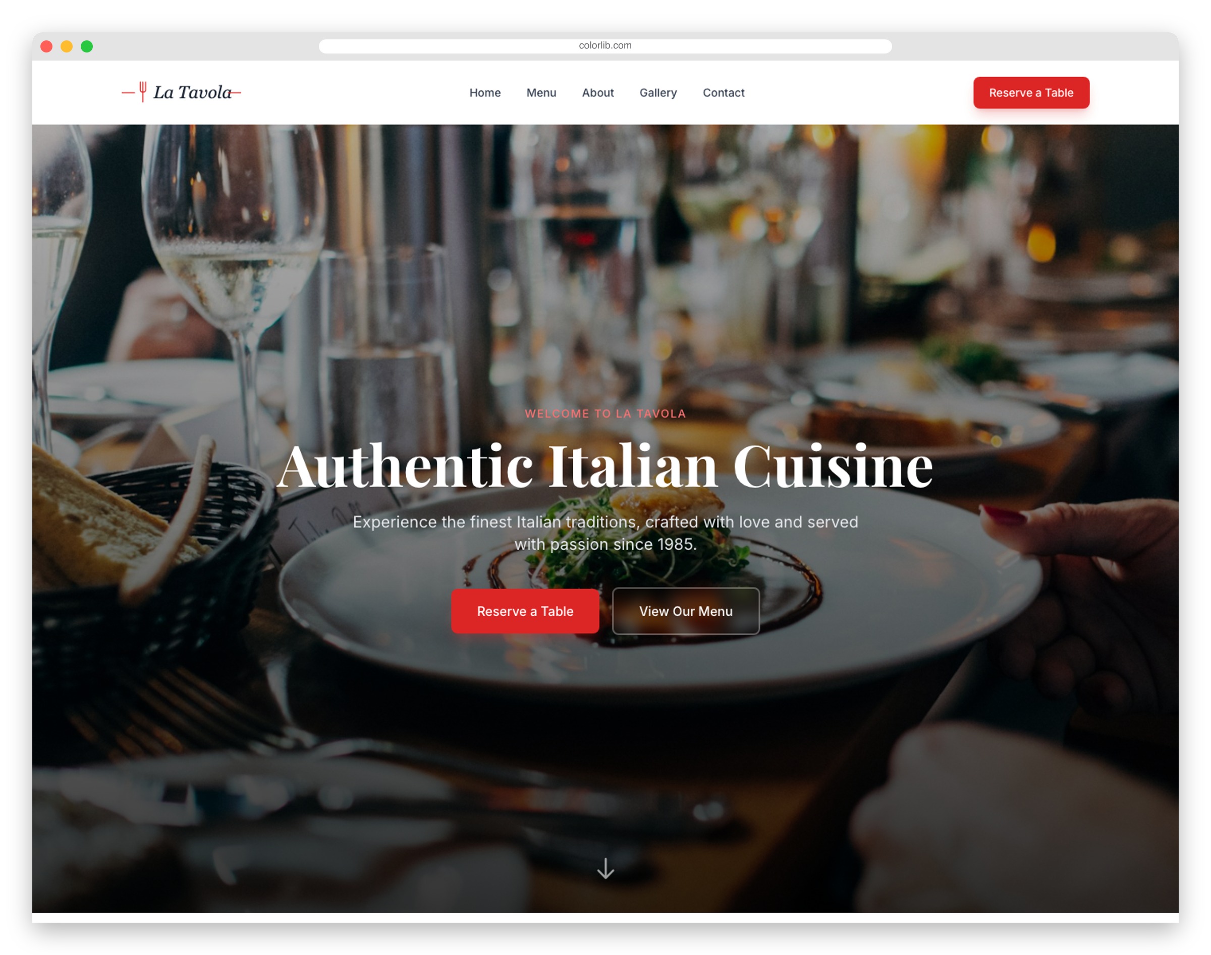 Flavor - Free Tailwind CSS Restaurant Template