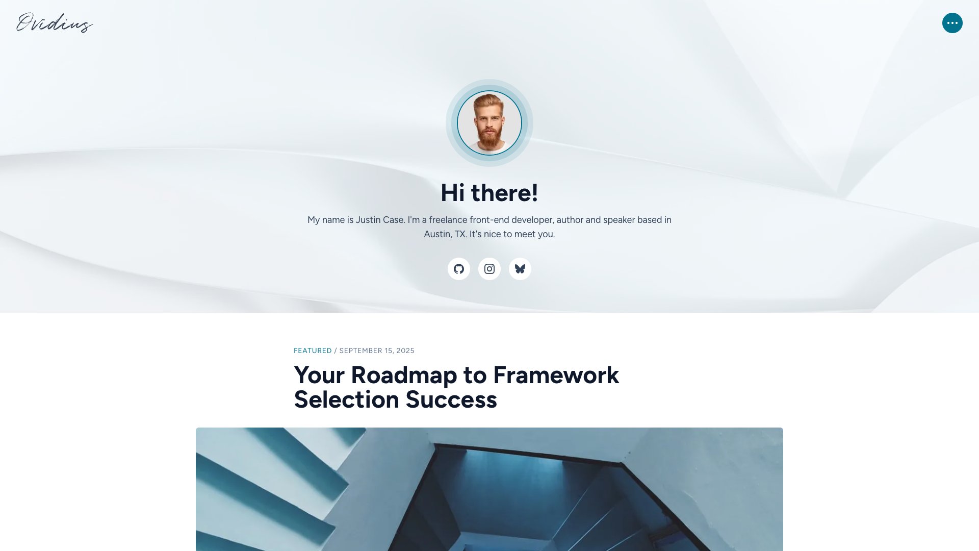 Ovidius - Free Astro Blog Template