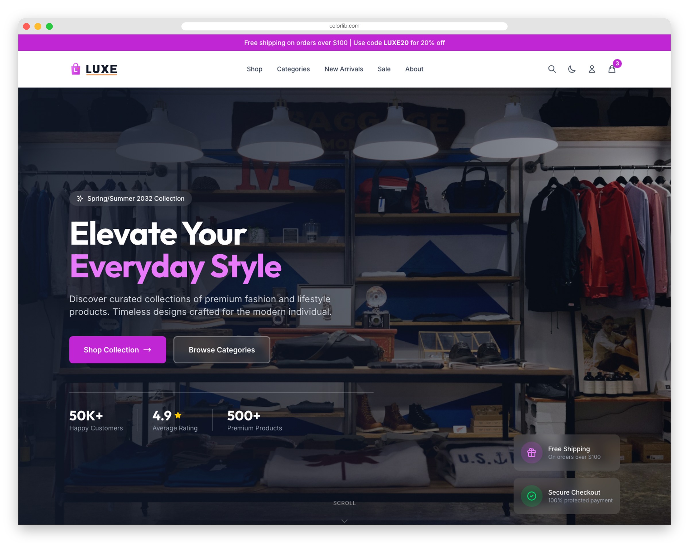 Shopper - Free Tailwind CSS E-commerce Template