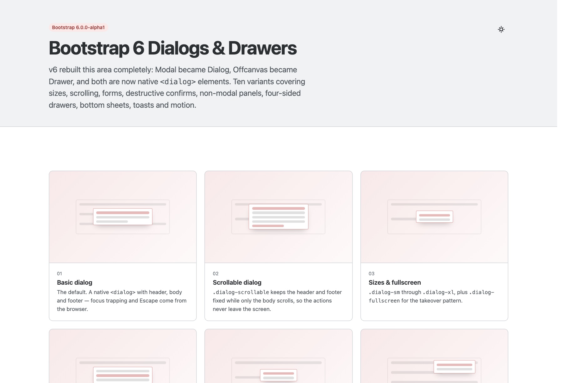 bs6-dialogs template preview