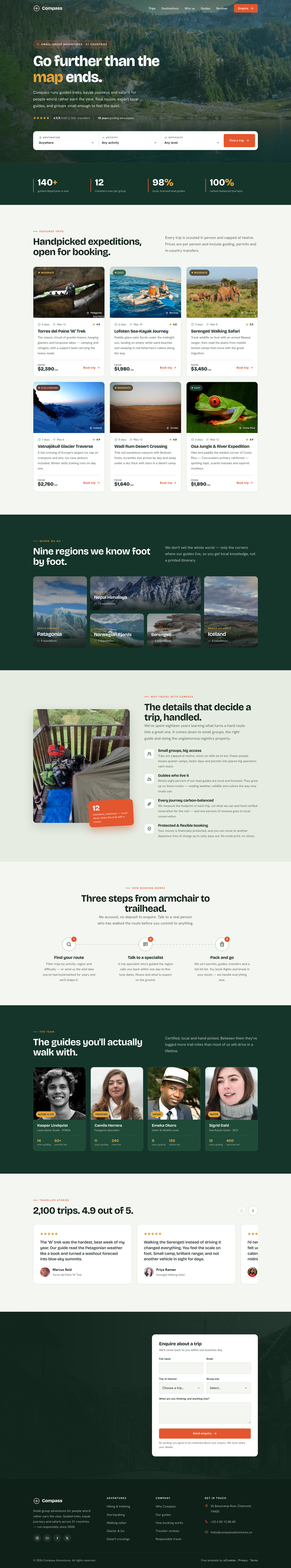 Compass — full page preview