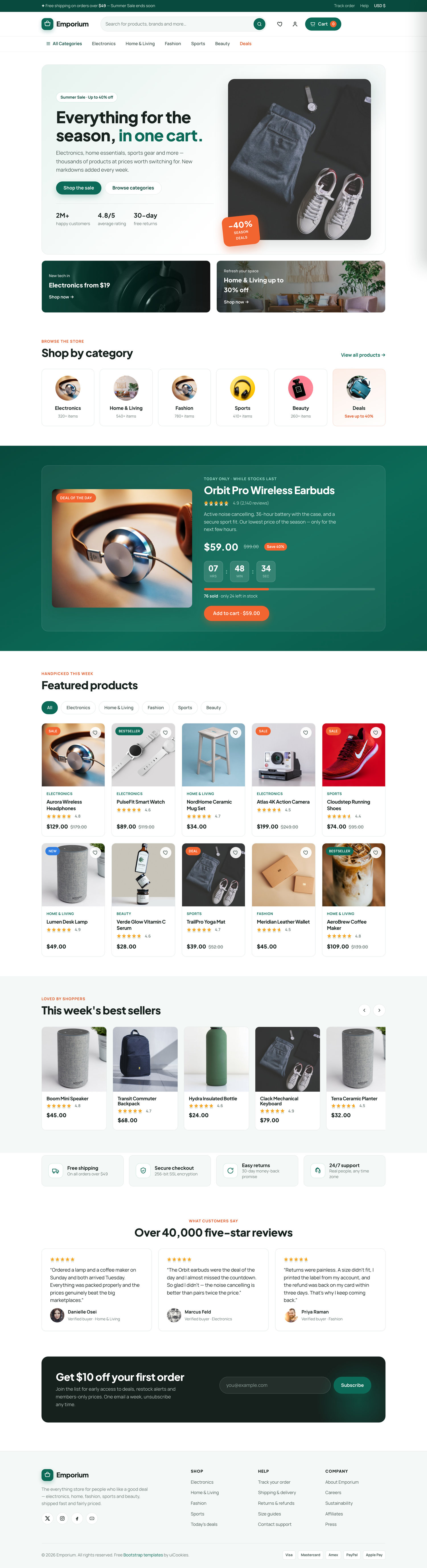 Emporium — full page preview