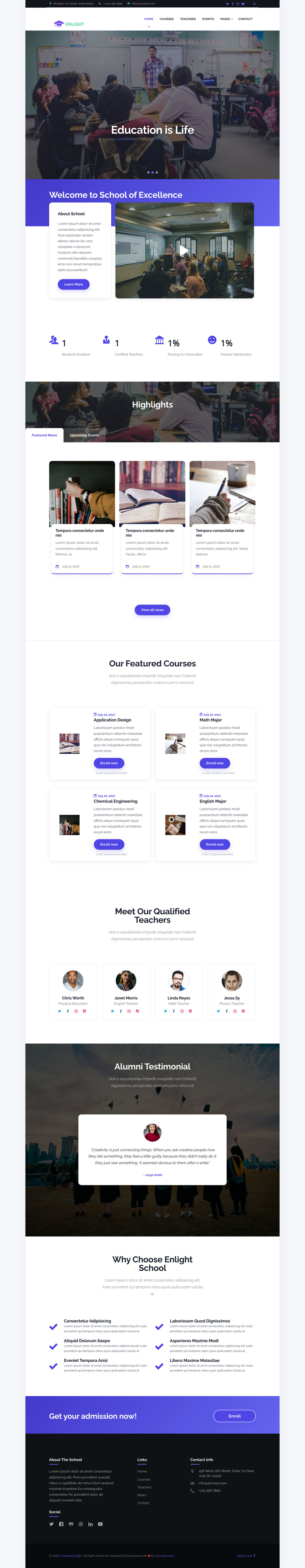 Enlight — full page preview