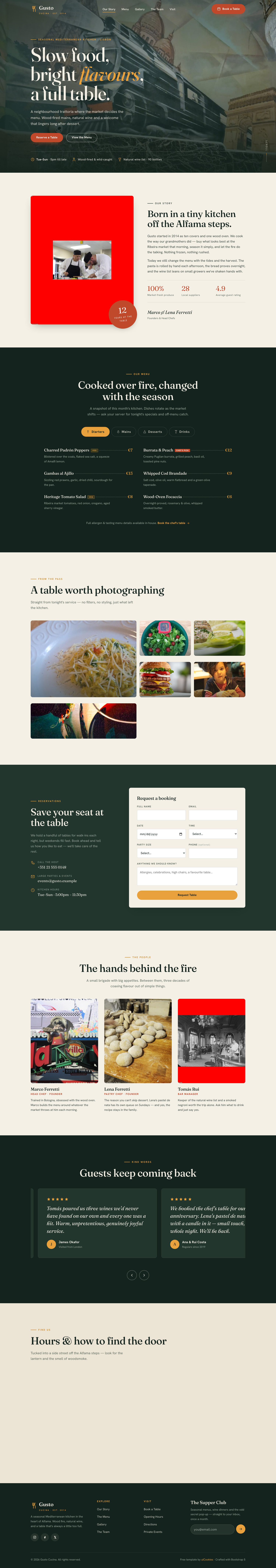Gusto — full page preview