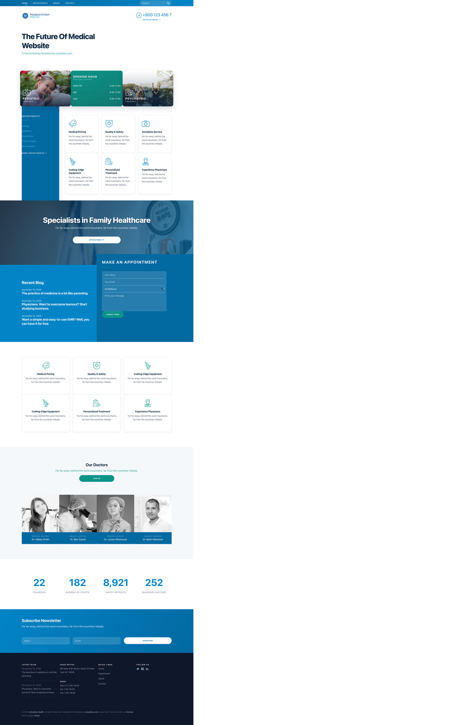 Health — full page preview