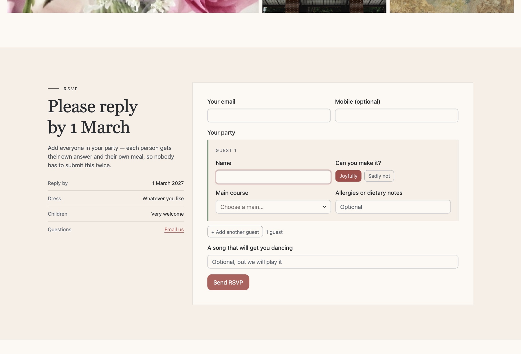 marigold template preview