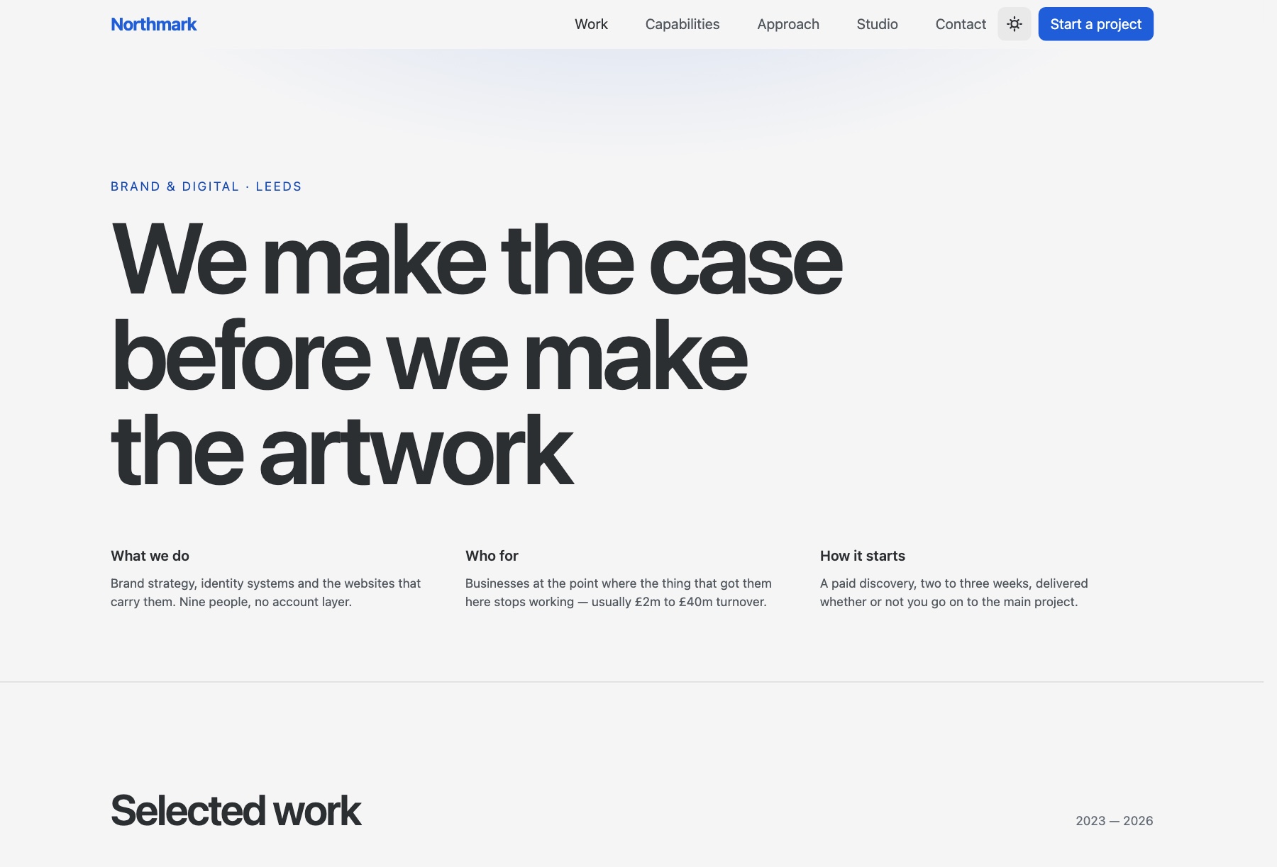 northmark template preview
