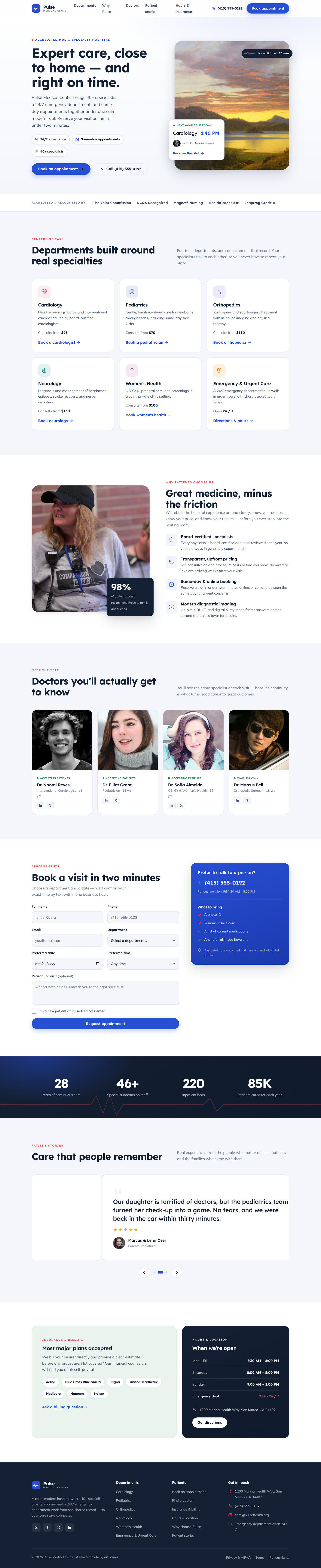 Pulse — full page preview