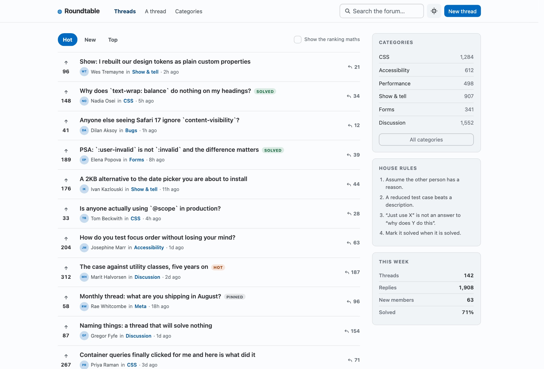 roundtable template preview