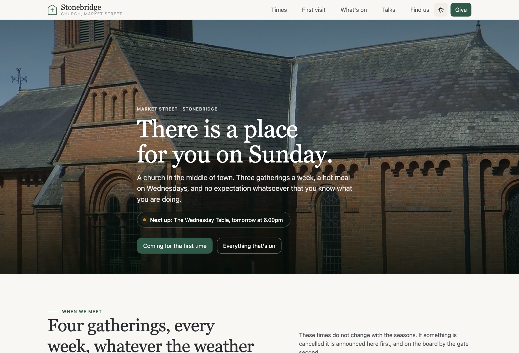 stonebridge template preview