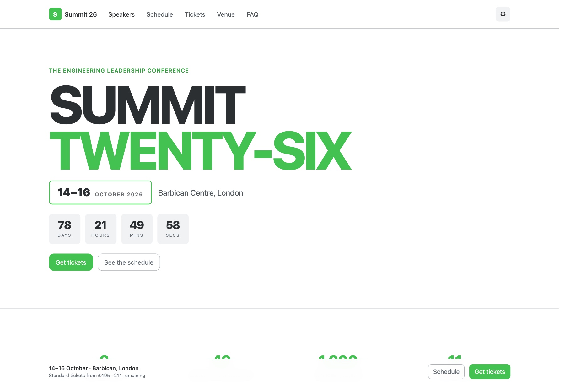 summit-conf template preview