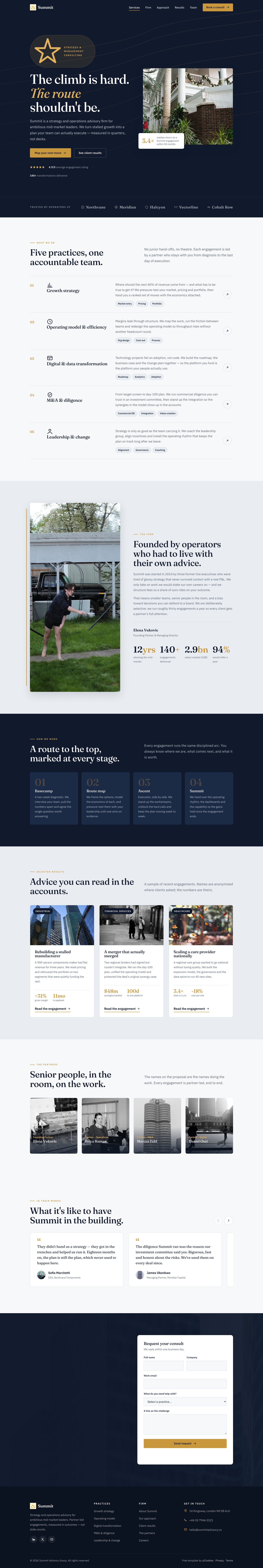 Summit — full page preview