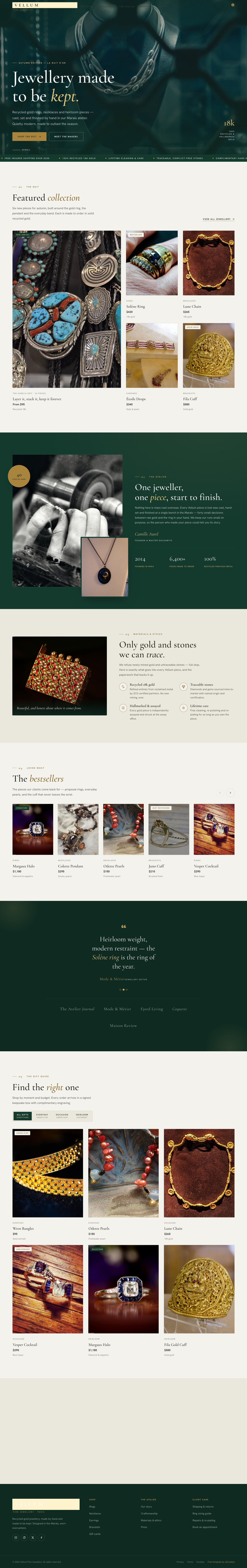 Vellum — full page preview