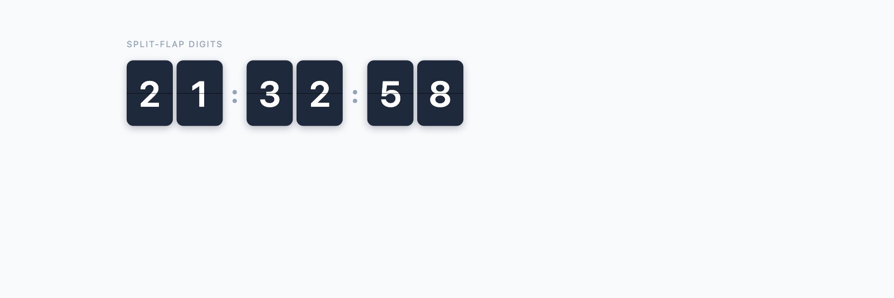 Flip Clock — free HTML clock templates by uiCookies