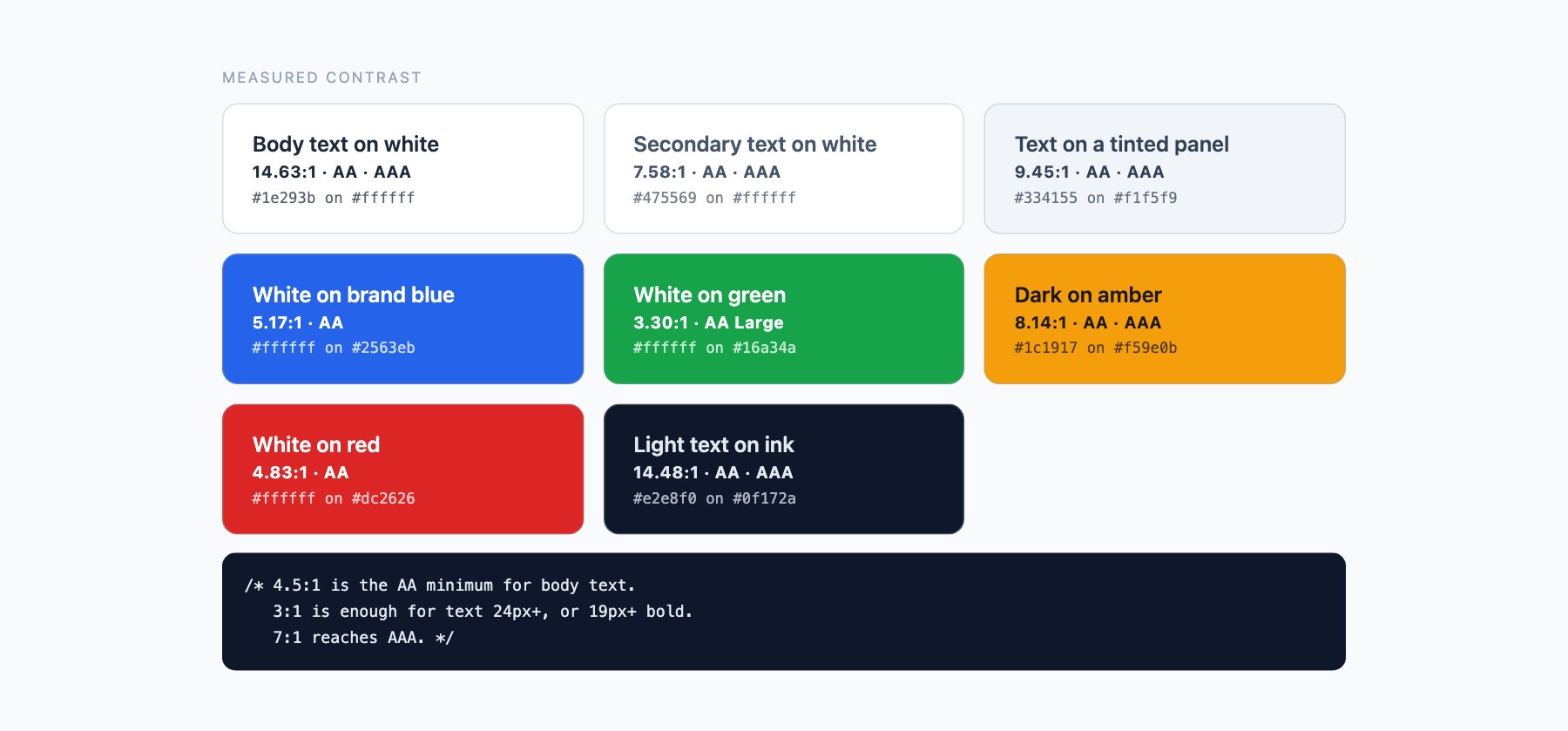 Accessible Pairs — free CSS colour palettes by uiCookies