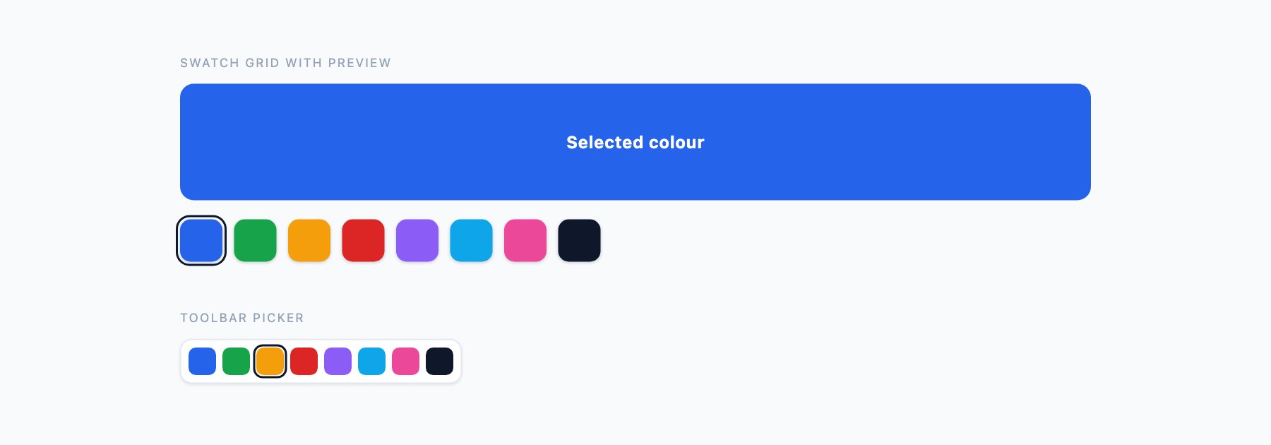 Colour Pickers — free CSS colour palettes by uiCookies